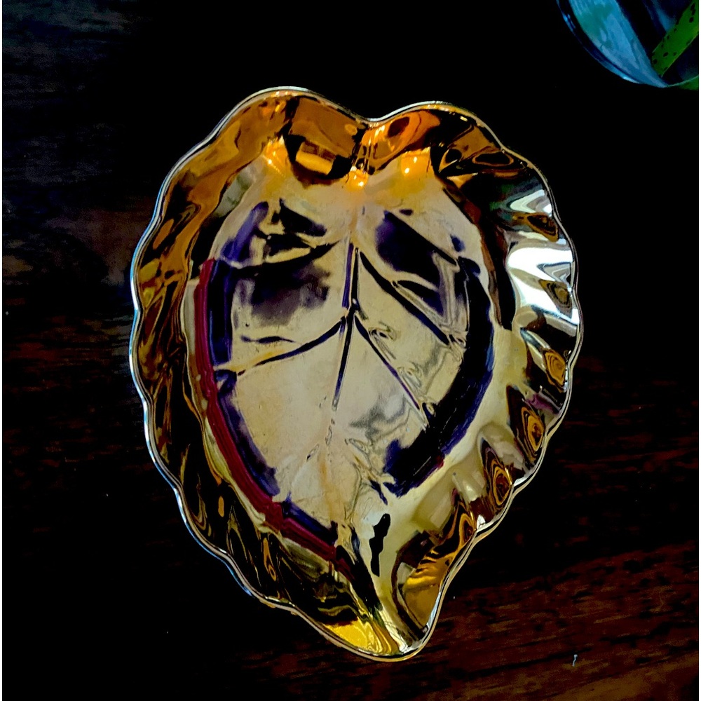 22 Karat Gold leaf dish